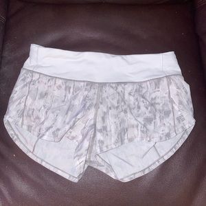 Lululemon speedy shorts low rise